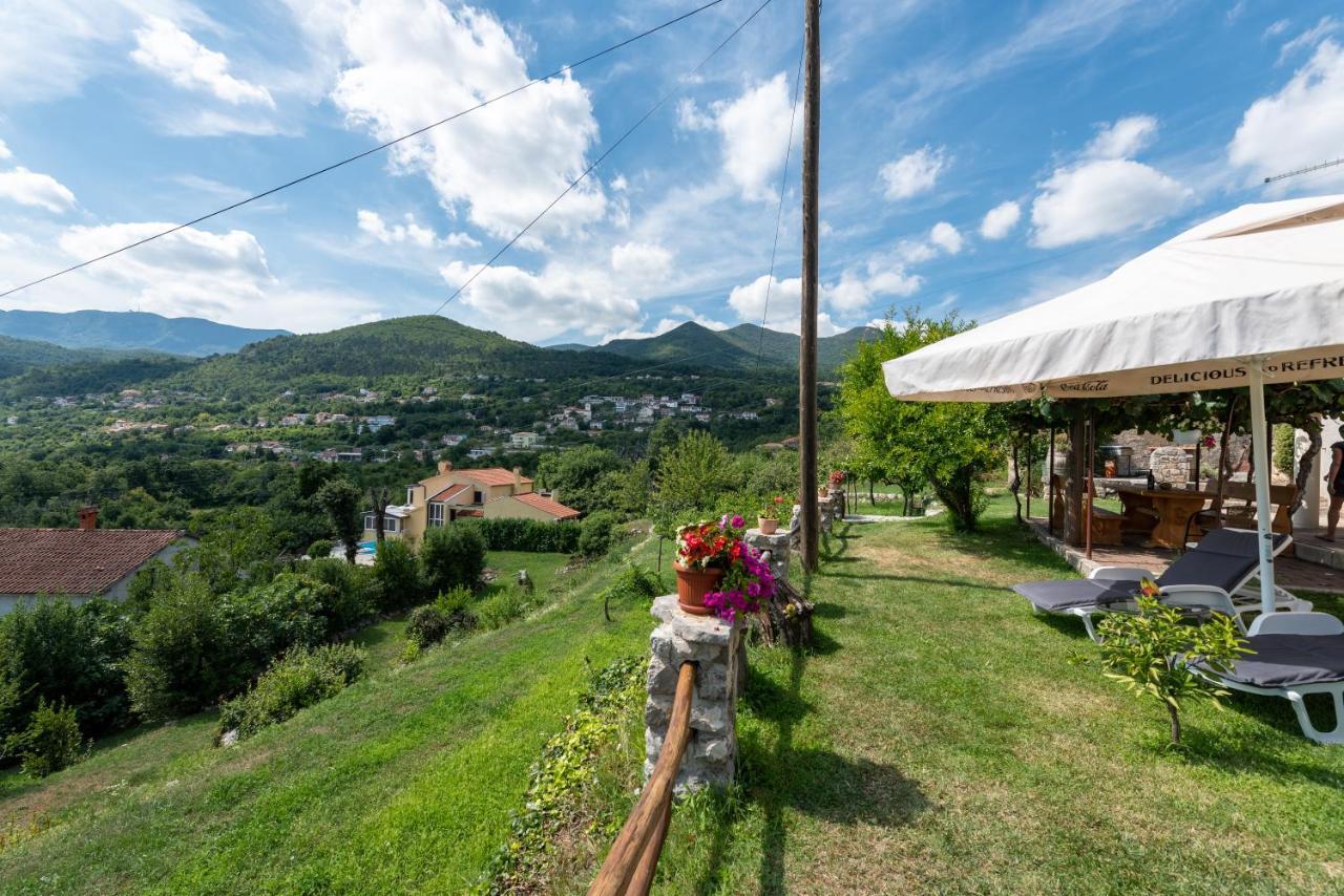 Sea View Apartment With Garden Near Opatija Veprinac ภายนอก รูปภาพ