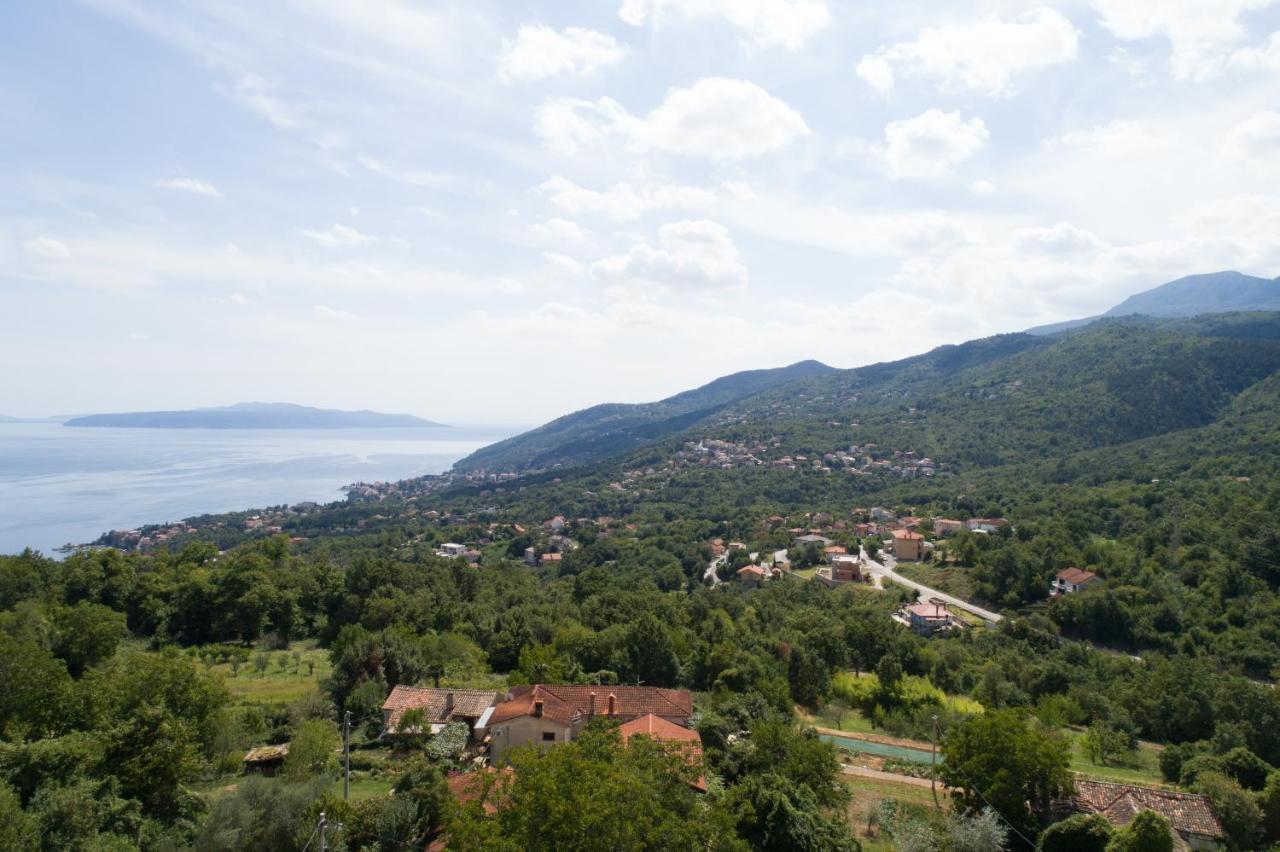 Sea View Apartment With Garden Near Opatija Veprinac ภายนอก รูปภาพ