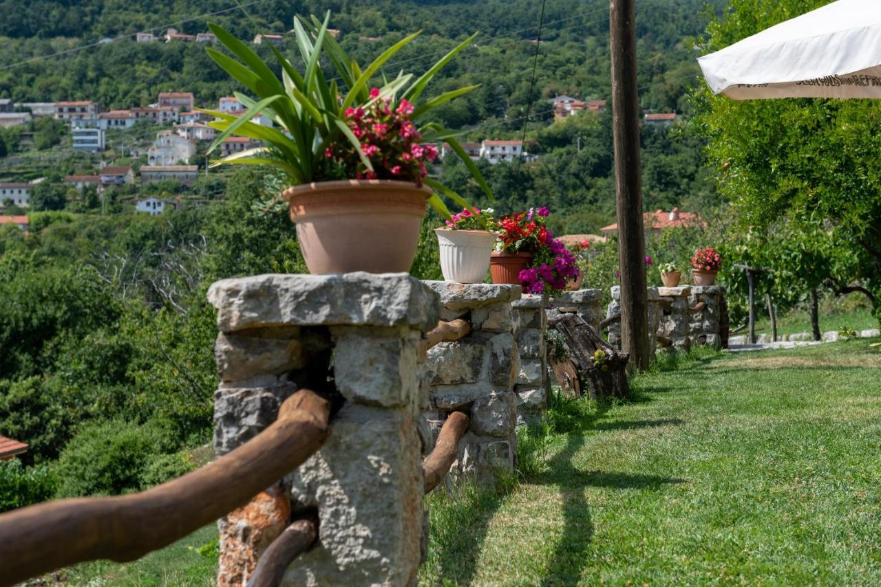 Sea View Apartment With Garden Near Opatija Veprinac ภายนอก รูปภาพ