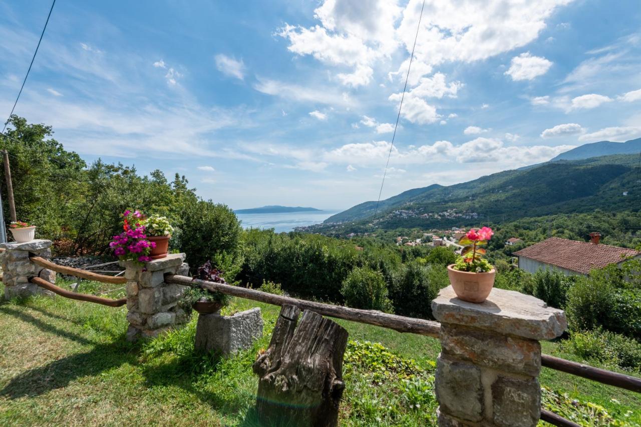 Sea View Apartment With Garden Near Opatija Veprinac ภายนอก รูปภาพ