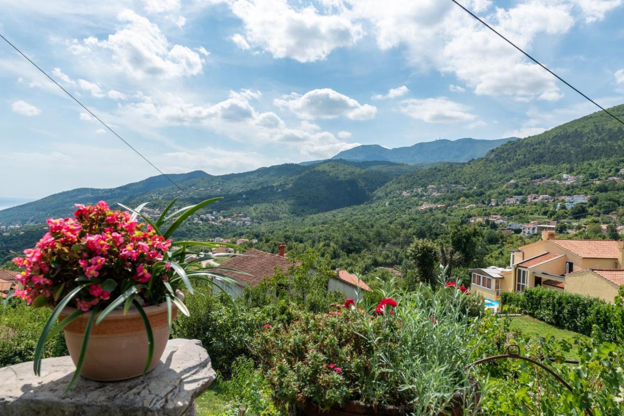 Sea View Apartment With Garden Near Opatija Veprinac ภายนอก รูปภาพ