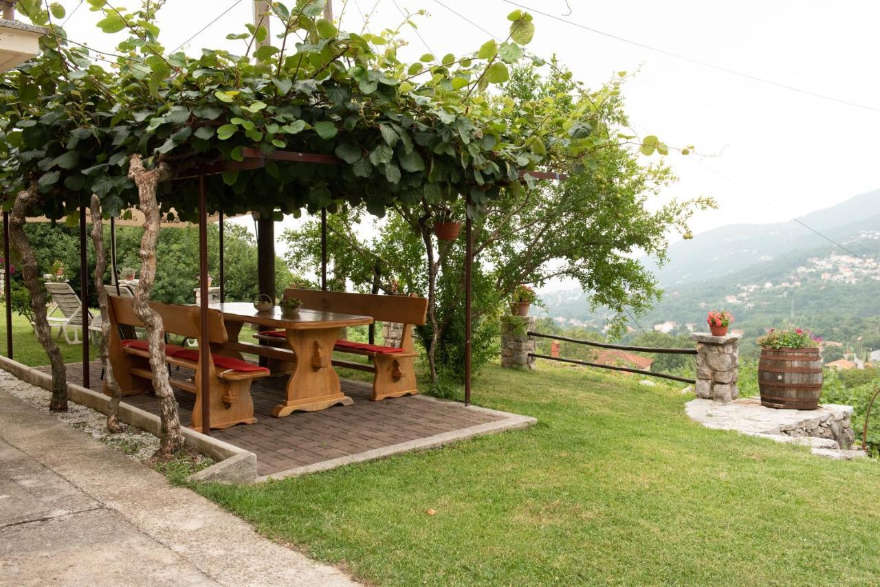 Sea View Apartment With Garden Near Opatija Veprinac ภายนอก รูปภาพ