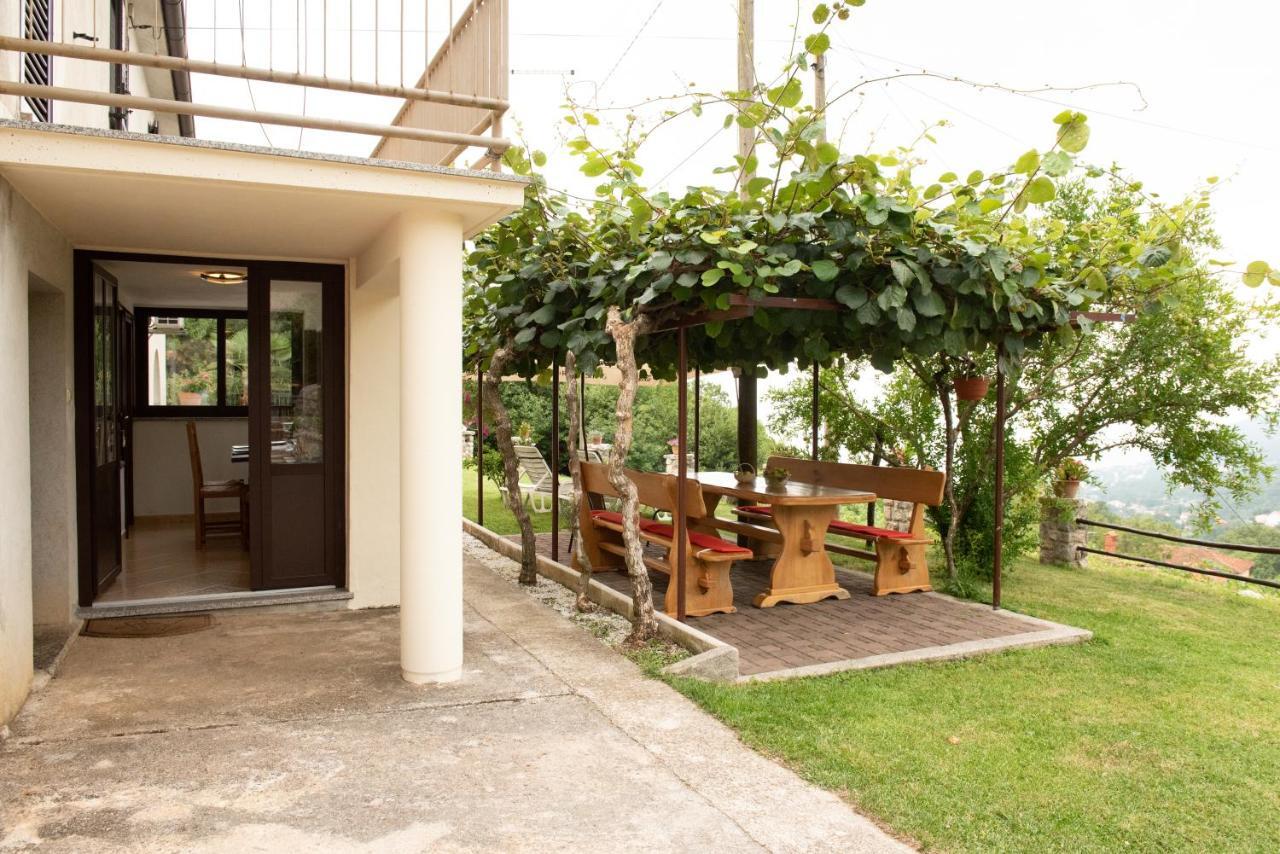 Sea View Apartment With Garden Near Opatija Veprinac ภายนอก รูปภาพ