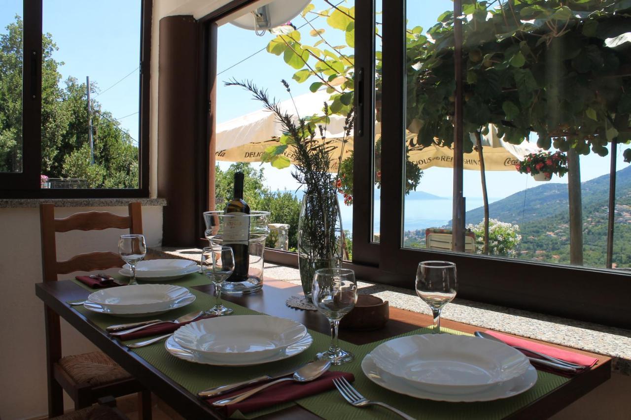Sea View Apartment With Garden Near Opatija Veprinac ภายนอก รูปภาพ